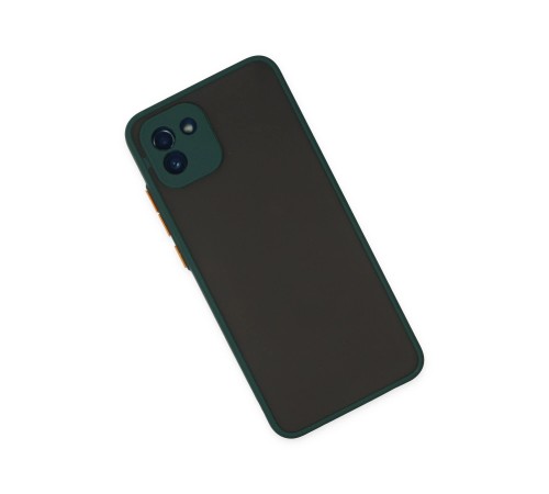 Samsung Galaxy A03 Kılıf Montreal Silikon Kapak - Yeşil Samsung Galaxy A03 Kılıf Montreal Silikon Kapak - Yeşil