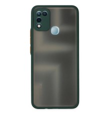 İnfinix Hot 10 Play Kılıf Montreal Silikon Kapak - Yeşil