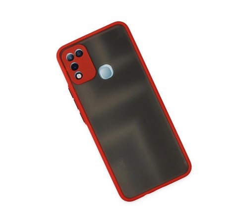 İnfinix Hot 10 Play Kılıf Montreal Silikon Kapak - Kırmızı İnfinix Hot 10 Play Kılıf Montreal Silikon Kapak - Kırmızı