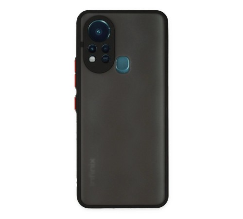 İnfinix Hot 11s Kılıf Montreal Silikon Kapak - Siyah