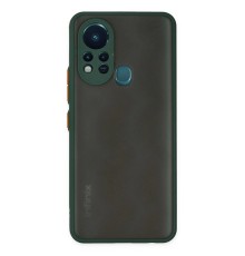 İnfinix Hot 11s Kılıf Montreal Silikon Kapak - Yeşil