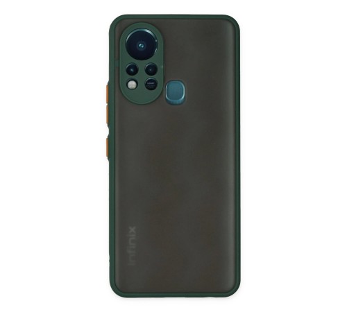 İnfinix Hot 11s Kılıf Montreal Silikon Kapak - Yeşil İnfinix Hot 11s Kılıf Montreal Silikon Kapak - Yeşil