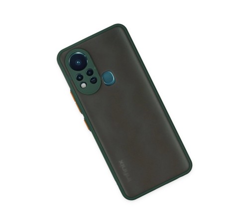 İnfinix Hot 11s Kılıf Montreal Silikon Kapak - Yeşil İnfinix Hot 11s Kılıf Montreal Silikon Kapak - Yeşil