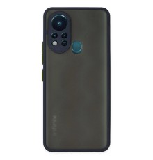 İnfinix Hot 11s Kılıf Montreal Silikon Kapak - Lacivert
