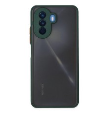 Huawei Nova Y70 Kılıf Montreal Silikon Kapak - Yeşil