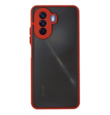 Huawei Nova Y70 Kılıf Montreal Silikon Kapak - Kırmızı