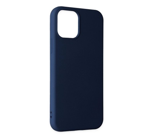 iPhone 11 Pro Max Kılıf Nano içi Kadife Silikon - Lacivert