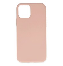 iPhone 11 Pro Kılıf Nano içi Kadife Silikon - Pudra