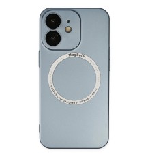 iPhone 12 Kılıf Jack Magneticsafe Lens Silikon - Sierra Blue