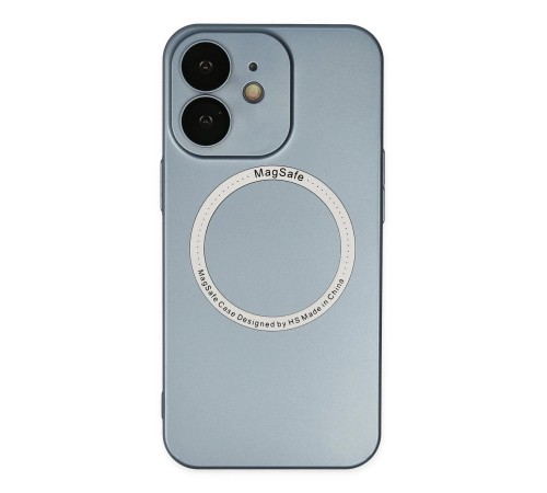 iPhone 12 Kılıf Jack Magneticsafe Lens Silikon - Sierra Blue iPhone 12 Kılıf Jack Magneticsafe Lens Silikon - Sierra Blue