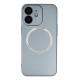 iPhone 12 Kılıf Jack Magneticsafe Lens Silikon - Sierra Blue