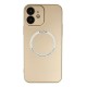iPhone 12 Kılıf Jack Magneticsafe Lens Silikon - Gold