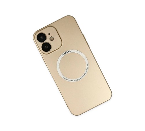 iPhone 12 Kılıf Jack Magneticsafe Lens Silikon - Gold iPhone 12 Kılıf Jack Magneticsafe Lens Silikon - Gold