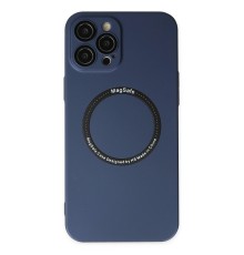 iPhone 12 Pro Kılıf Jack Magneticsafe Lens Silikon - Lacivert