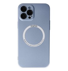 iPhone 12 Pro Kılıf Jack Magneticsafe Lens Silikon - Sierra Blue