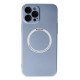 iPhone 12 Pro Kılıf Jack Magneticsafe Lens Silikon - Sierra Blue