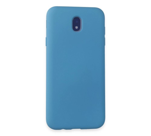 Samsung Galaxy J7 Pro / J730 Kılıf Nano içi Kadife Silikon - Mavi Samsung Galaxy J7 Pro / J730 Kılıf Nano içi Kadife Silikon - Mavi
