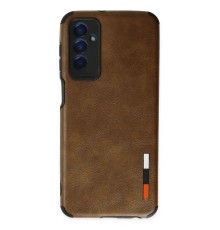 Samsung Galaxy M13 Kılıf Loop Deri Silikon - Kahverengi