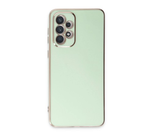 Samsung Galaxy A73 5G Kılıf Volet Silikon - Açık Yeşil Samsung Galaxy A73 5G Kılıf Volet Silikon - Açık Yeşil