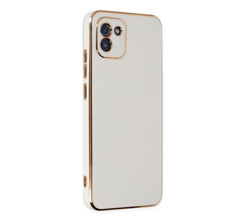 Samsung Galaxy A03 Kılıf Volet Silikon - Beyaz Samsung Galaxy A03 Kılıf Volet Silikon - Beyaz