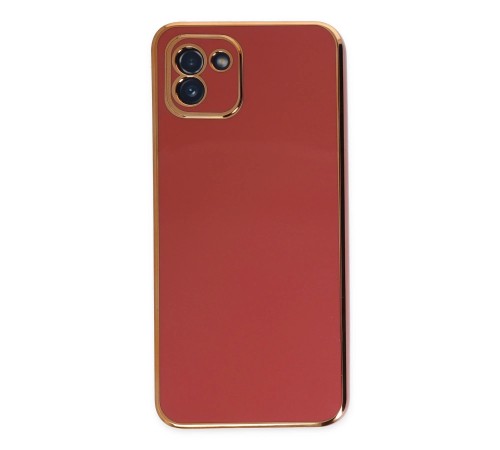 Samsung Galaxy A03 Kılıf Volet Silikon - Kırmızı Samsung Galaxy A03 Kılıf Volet Silikon - Kırmızı
