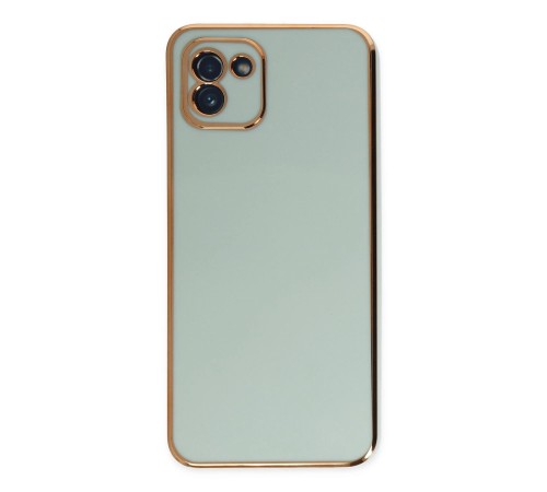 Samsung Galaxy A03 Kılıf Volet Silikon - Açık Yeşil Samsung Galaxy A03 Kılıf Volet Silikon - Açık Yeşil
