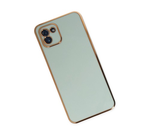 Samsung Galaxy A03 Kılıf Volet Silikon - Açık Yeşil Samsung Galaxy A03 Kılıf Volet Silikon - Açık Yeşil