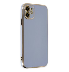 iPhone 12 Kılıf Volet Silikon - Mavi