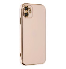 iPhone 12 Kılıf Volet Silikon - Pembe