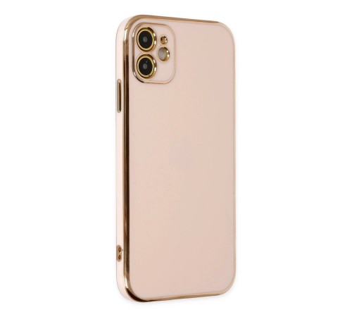 iPhone 12 Kılıf Volet Silikon - Pembe iPhone 12 Kılıf Volet Silikon - Pembe