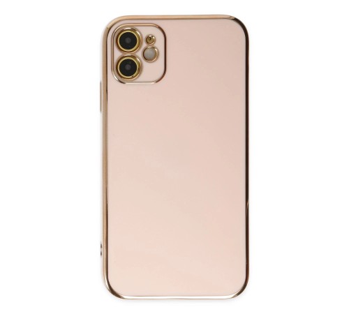 iPhone 12 Kılıf Volet Silikon - Pembe iPhone 12 Kılıf Volet Silikon - Pembe