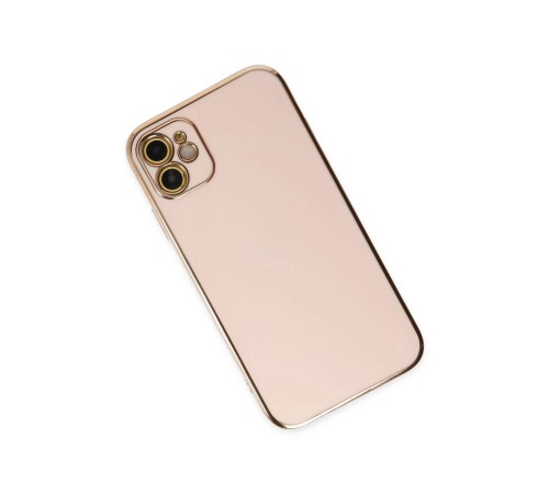 iPhone 12 Kılıf Volet Silikon - Pembe iPhone 12 Kılıf Volet Silikon - Pembe