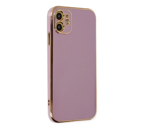iPhone 12 Kılıf Volet Silikon - Mor iPhone 12 Kılıf Volet Silikon - Mor