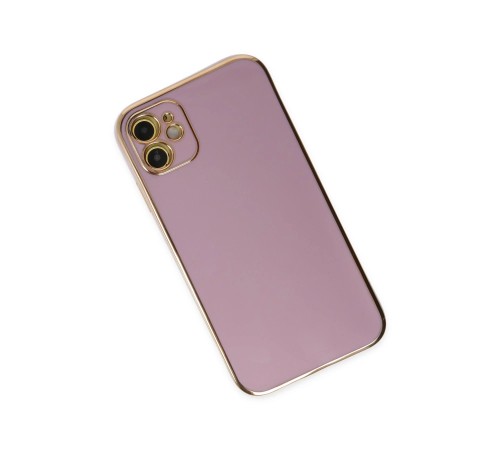 iPhone 12 Kılıf Volet Silikon - Mor iPhone 12 Kılıf Volet Silikon - Mor