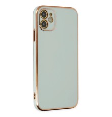 iPhone 12 Kılıf Volet Silikon - Açık Yeşil
