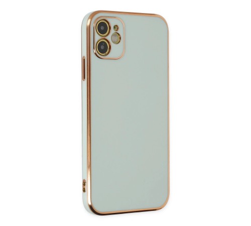 iPhone 12 Kılıf Volet Silikon - Açık Yeşil iPhone 12 Kılıf Volet Silikon - Açık Yeşil