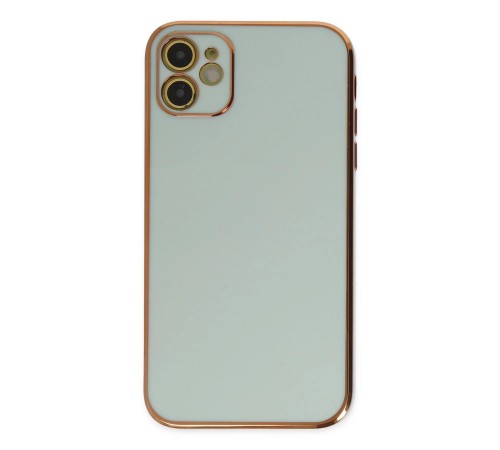 iPhone 12 Kılıf Volet Silikon - Açık Yeşil iPhone 12 Kılıf Volet Silikon - Açık Yeşil