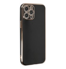 iPhone 12 Pro Kılıf Volet Silikon - Siyah