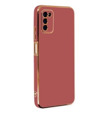Samsung Galaxy A03S Kılıf Volet Silikon - Kırmızı