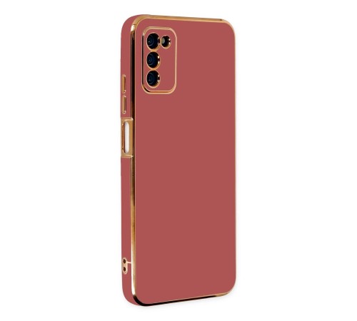 Samsung Galaxy A03S Kılıf Volet Silikon - Kırmızı Samsung Galaxy A03S Kılıf Volet Silikon - Kırmızı