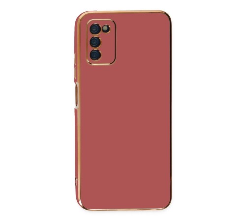 Samsung Galaxy A03S Kılıf Volet Silikon - Kırmızı Samsung Galaxy A03S Kılıf Volet Silikon - Kırmızı