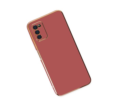 Samsung Galaxy A03S Kılıf Volet Silikon - Kırmızı Samsung Galaxy A03S Kılıf Volet Silikon - Kırmızı