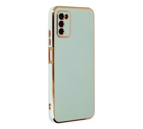 Samsung Galaxy A03S Kılıf Volet Silikon - Açık Yeşil Samsung Galaxy A03S Kılıf Volet Silikon - Açık Yeşil