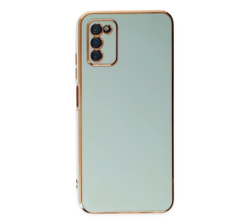 Samsung Galaxy A03S Kılıf Volet Silikon - Açık Yeşil Samsung Galaxy A03S Kılıf Volet Silikon - Açık Yeşil