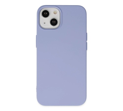 iPhone 14 Plus Kılıf Nano içi Kadife Silikon - Lila iPhone 14 Plus Kılıf Nano içi Kadife Silikon - Lila