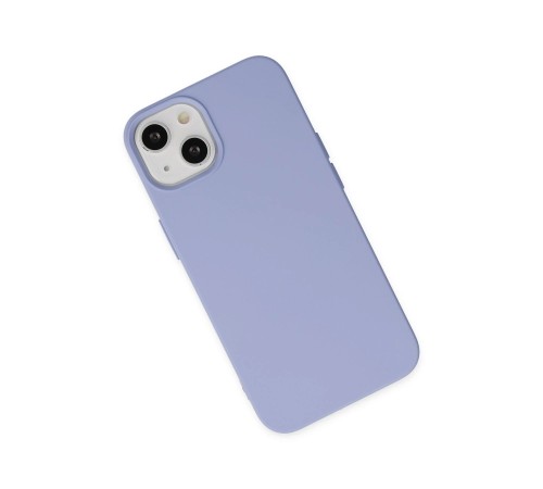 iPhone 14 Plus Kılıf Nano içi Kadife Silikon - Lila iPhone 14 Plus Kılıf Nano içi Kadife Silikon - Lila