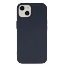 iPhone 14 Plus Kılıf Nano içi Kadife Silikon - Lacivert