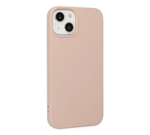 iPhone 14 Plus Kılıf Nano içi Kadife Silikon - Pudra iPhone 14 Plus Kılıf Nano içi Kadife Silikon - Pudra