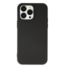 iPhone 14 Pro Kılıf Nano içi Kadife Silikon - Siyah
