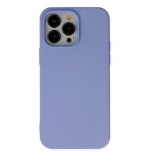 iPhone 14 Pro Kılıf Nano içi Kadife Silikon - Lila